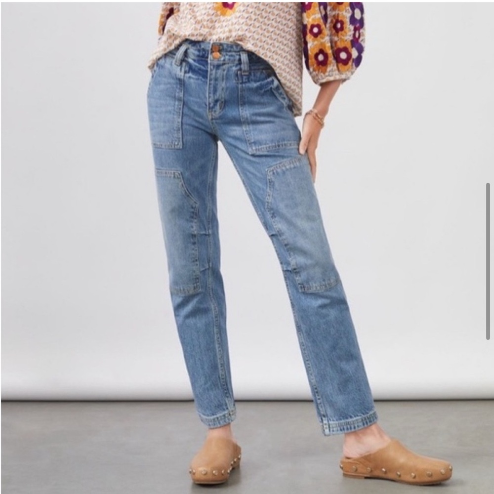 Anthropologie the wanderer jean pilcro size 27